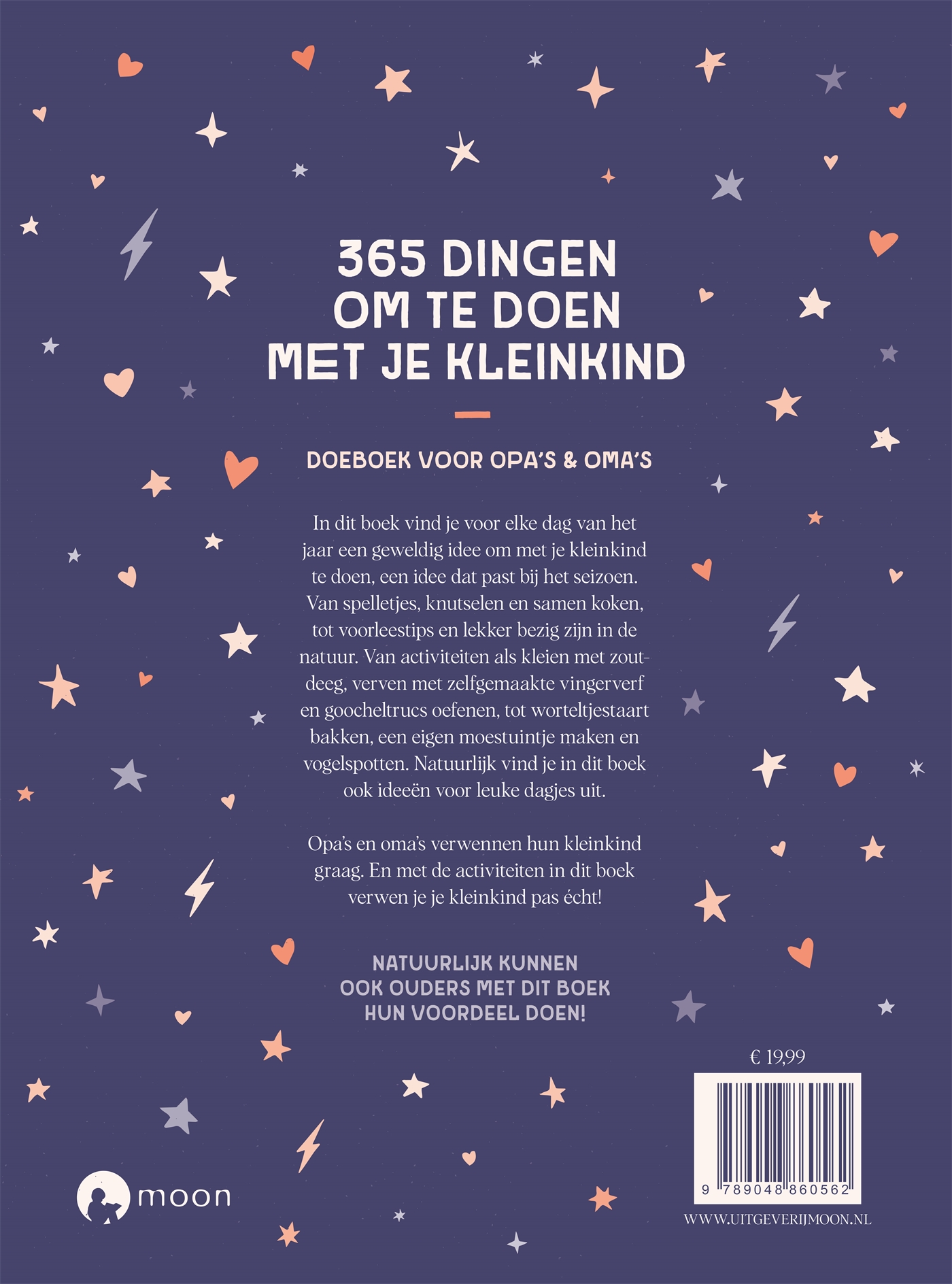 Achterkant van 365 dingen om te doen met je kleinkind