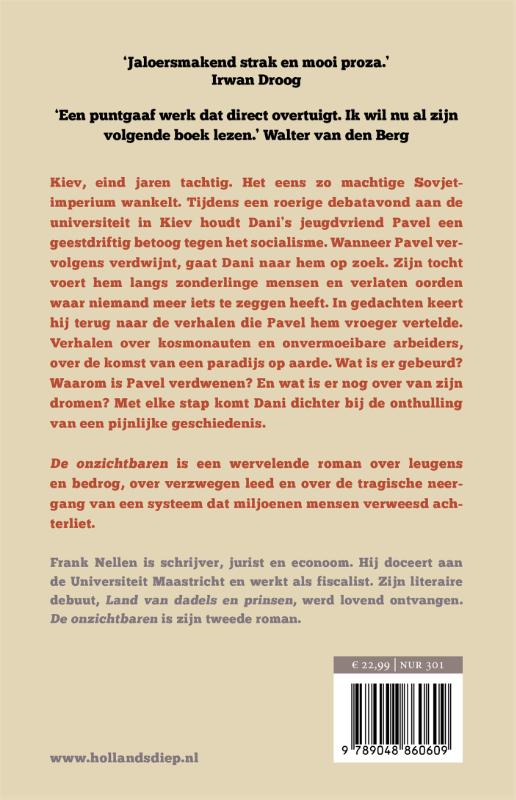 Achterkant van De onzichtbaren