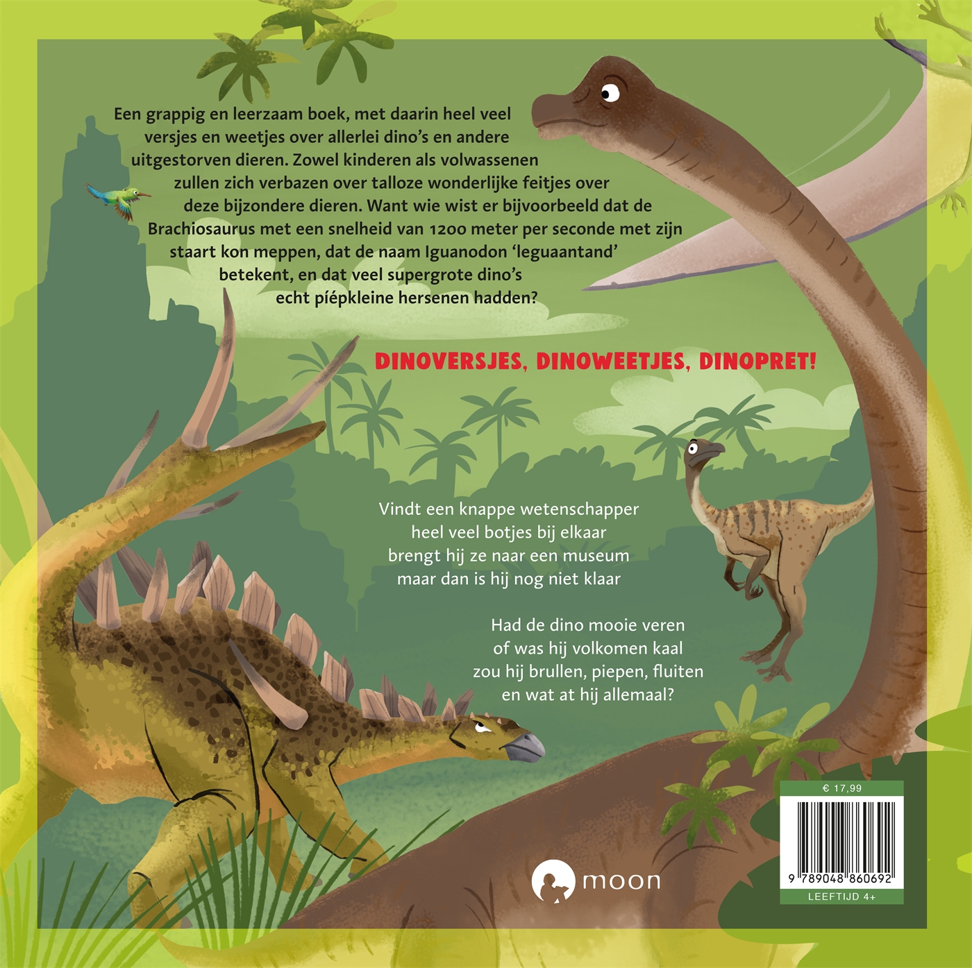Achterkant van Het dikke dinoboek