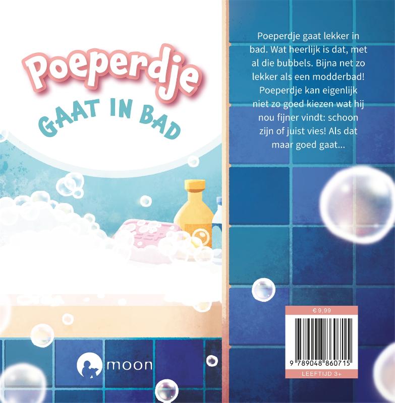 Achterkant van Poeperdje gaat in bad