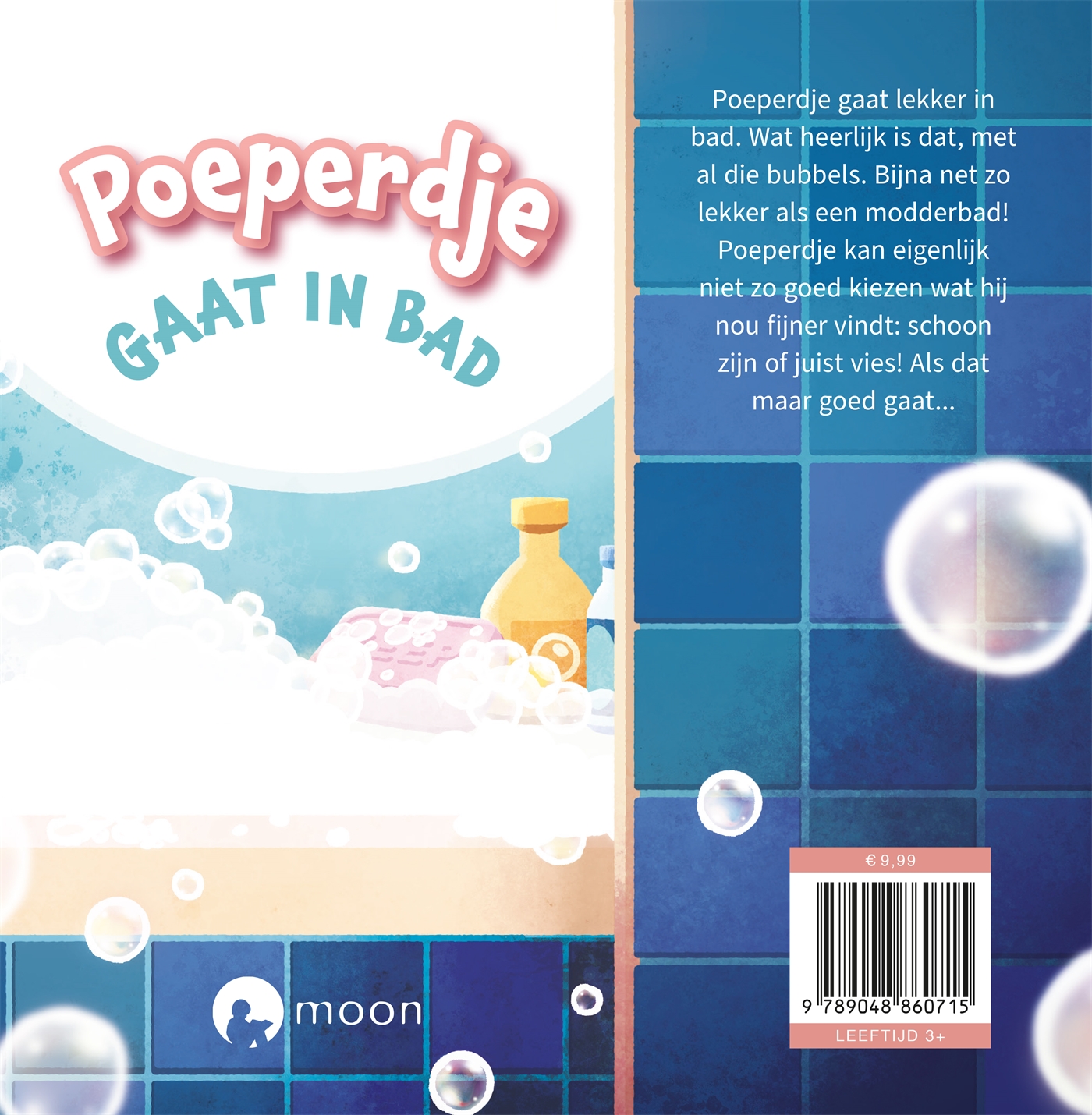 Achterkant van Poeperdje gaat in bad