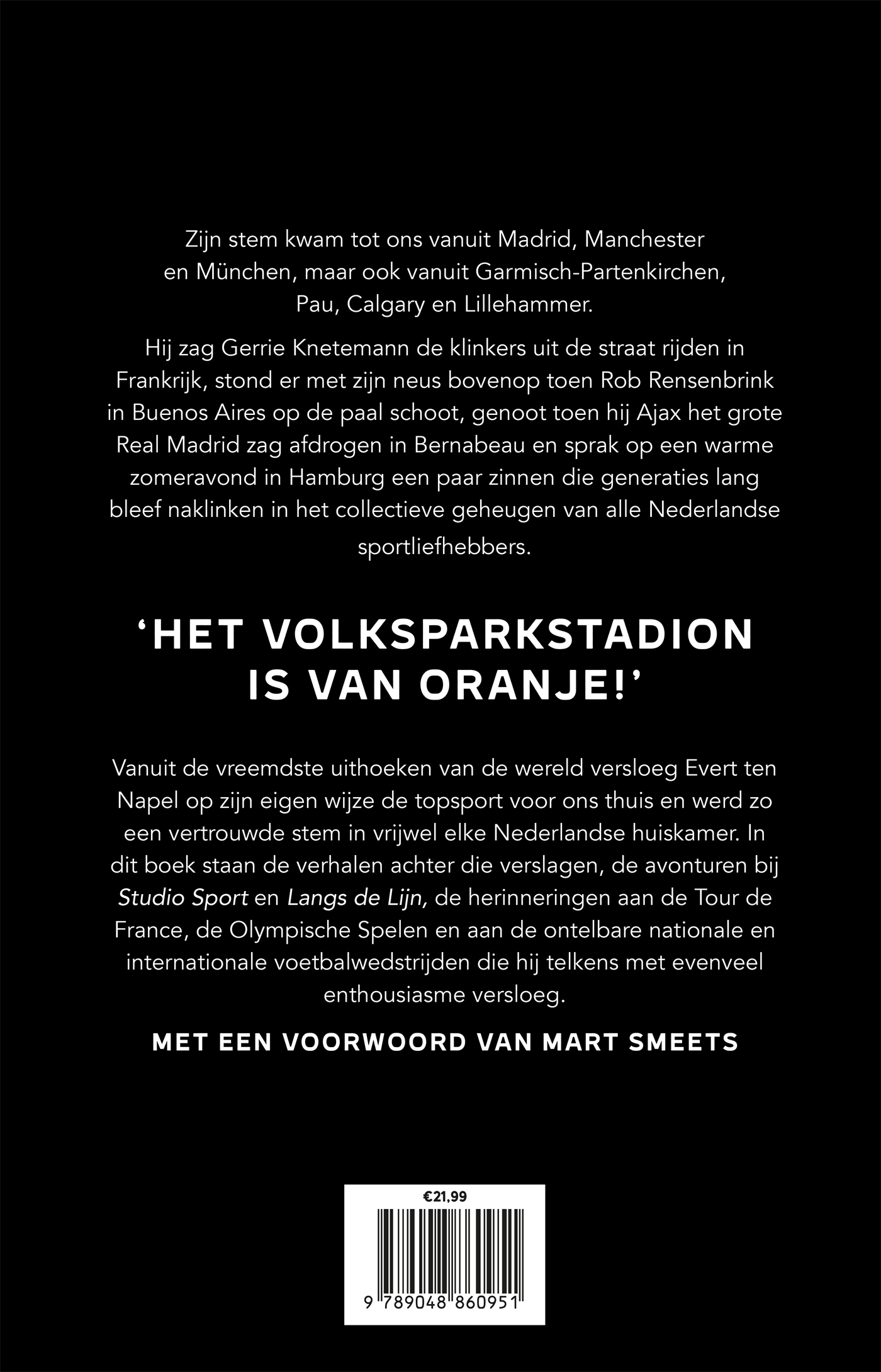 Achterkant van Het Volksparkstadion is van Oranje