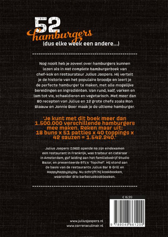 Achterkant van Het ultieme hamburgerboek