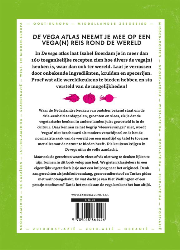 Achterkant van De vega atlas