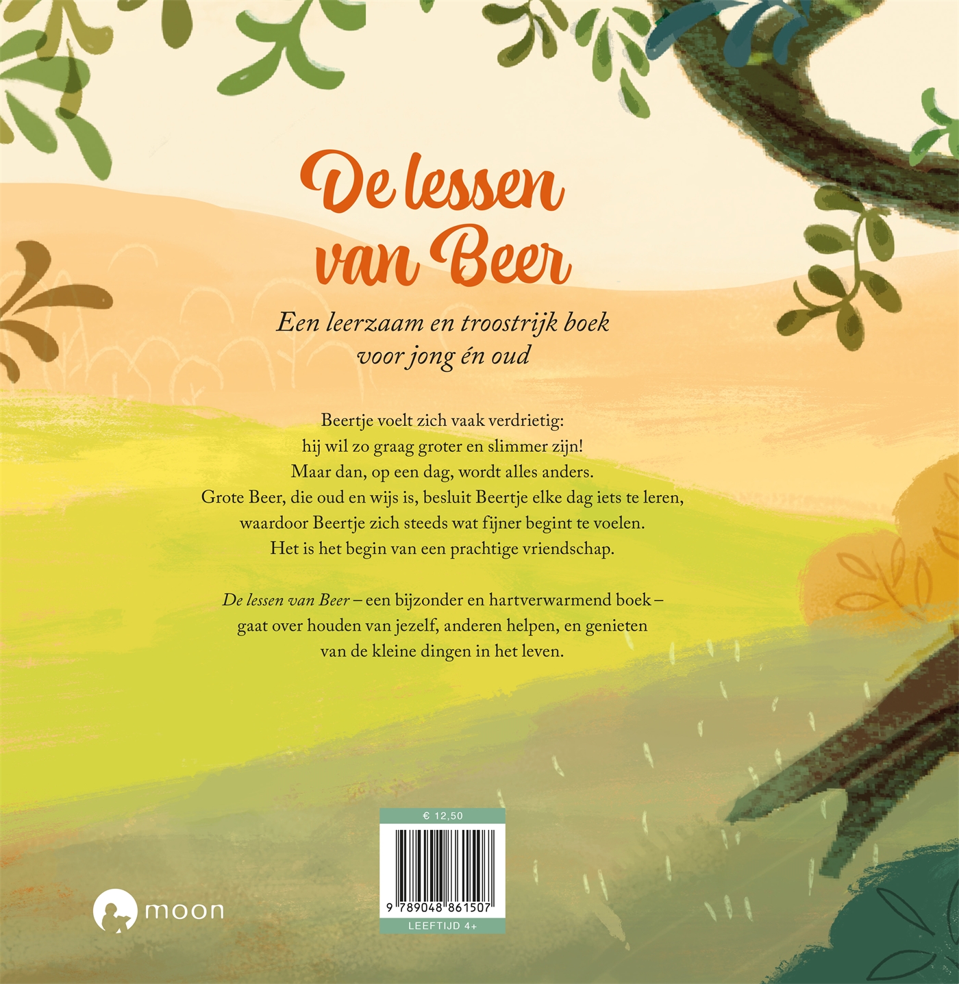 Achterkant van De lessen van Beer