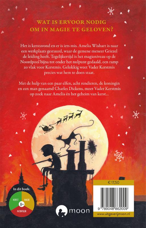 Achterkant van Het meisje dat Kerstmis redde