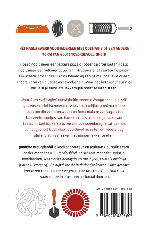 Achterkant van Glutenvrije bijbel