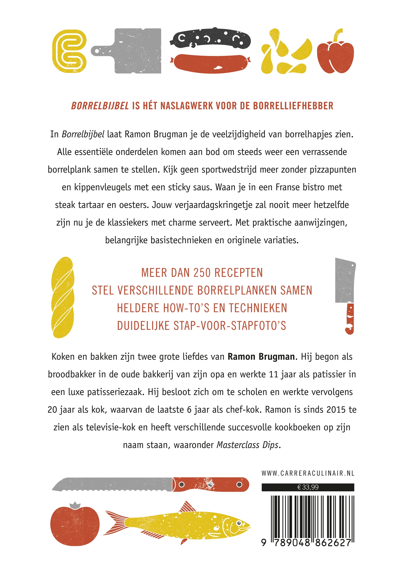 Achterkant van Borrelbijbel
