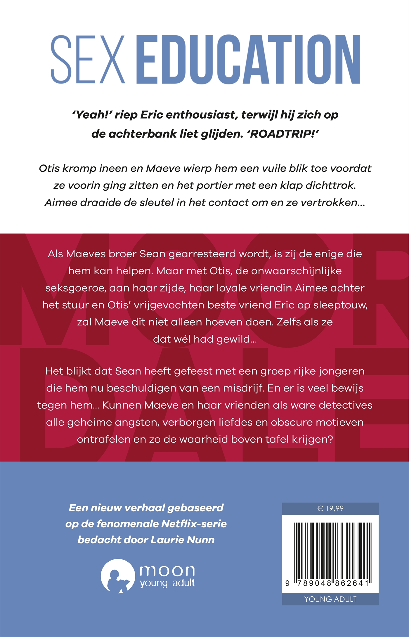 Achterkant van Sex Education - De roadtrip