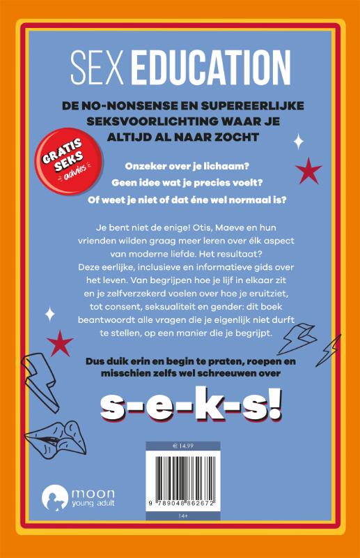 Achterkant van Sex Education - Eerste hulp bij het leven