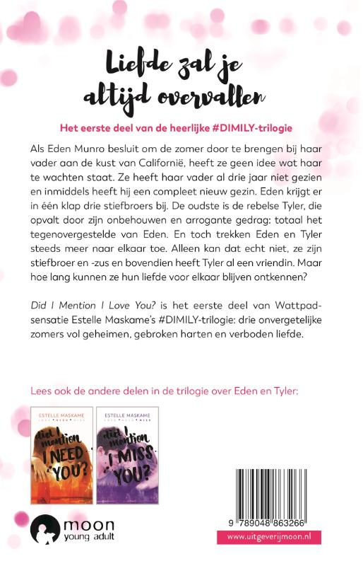 Achterkant van Did I Mention I Love You?
