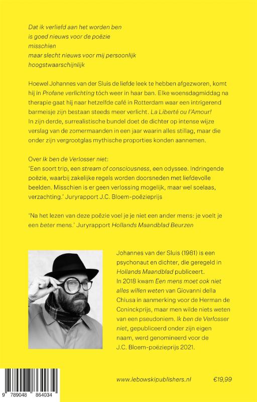 Achterkant van Profane verlichting
