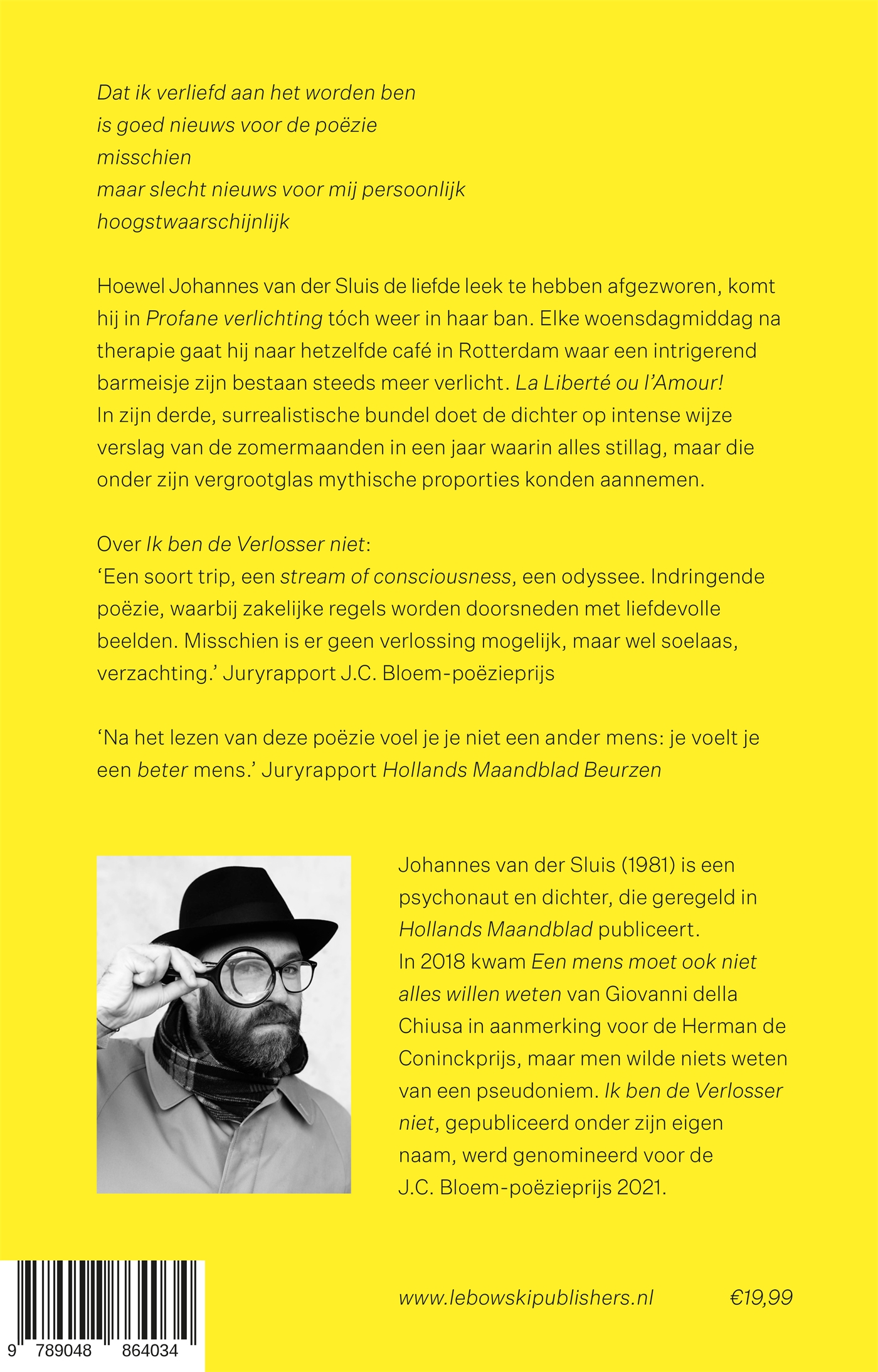 Achterkant van Profane verlichting