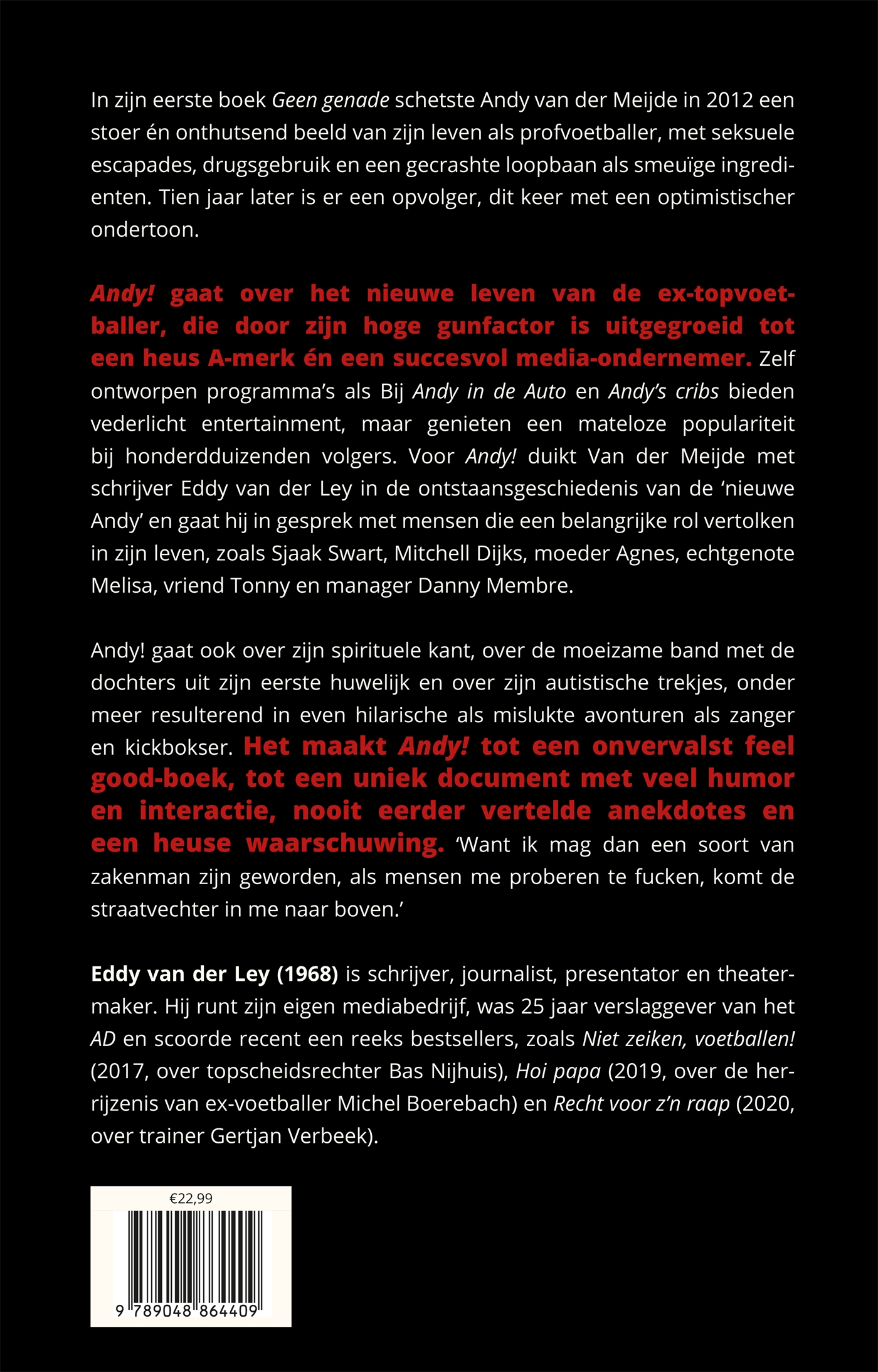 Achterkant van Andy!