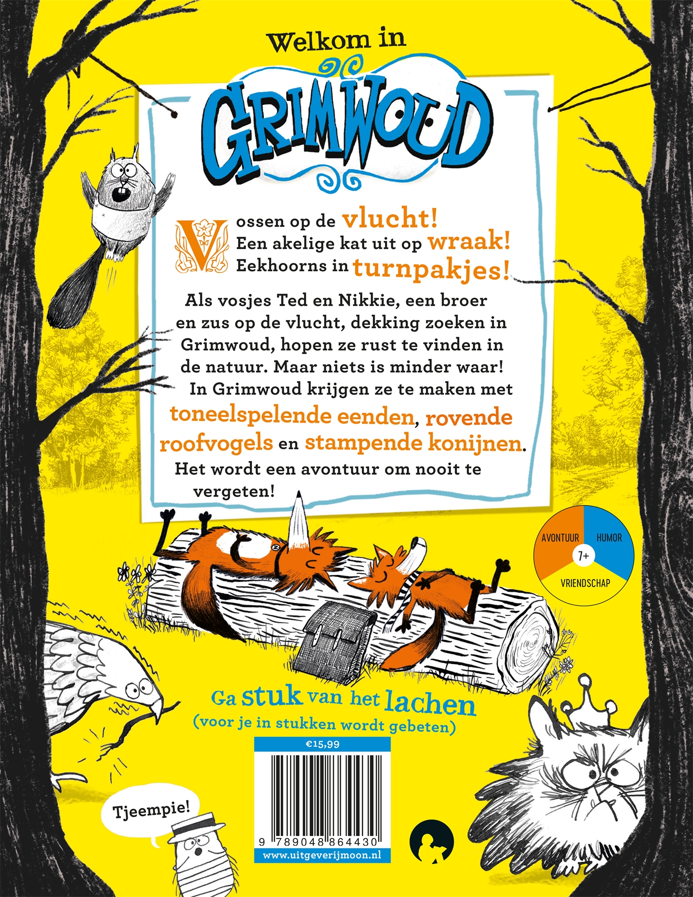 Achterkant van Grimwoud