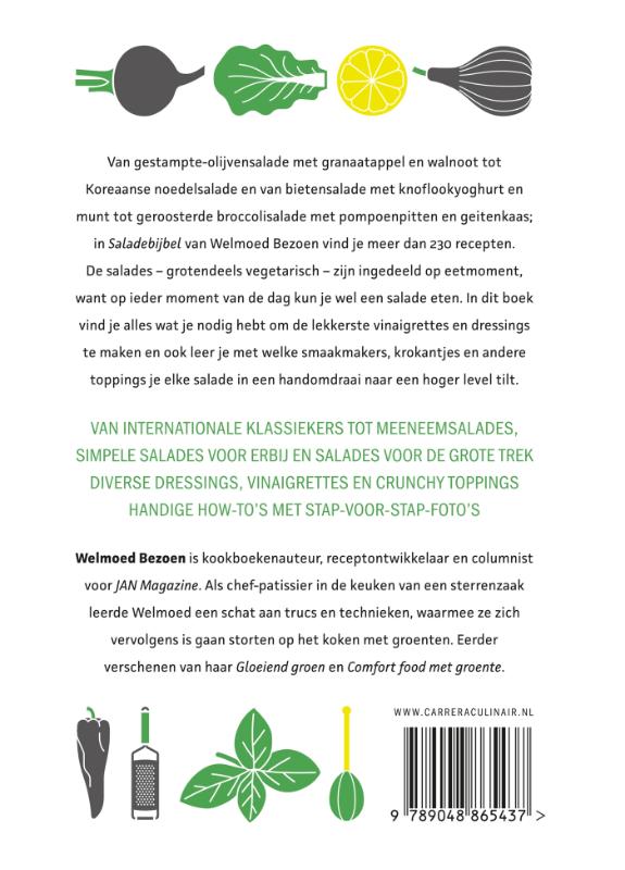Achterkant van Saladebijbel