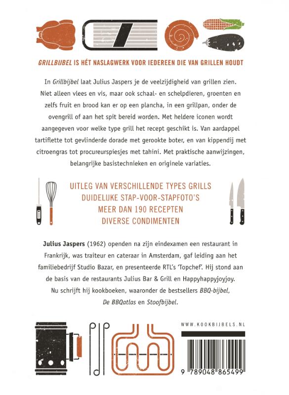 Achterkant van Grillbijbel