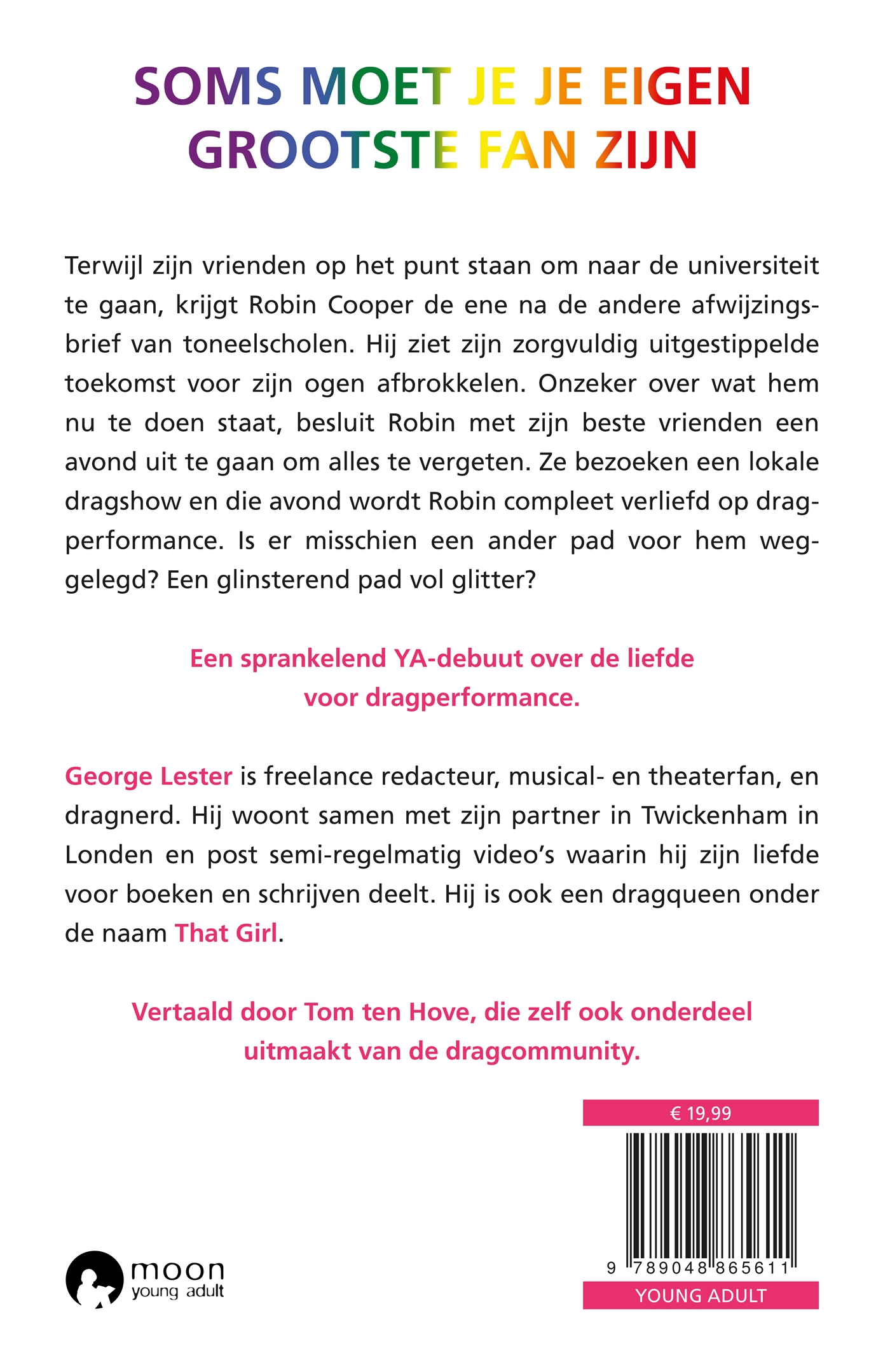 Achterkant van Boy Queen