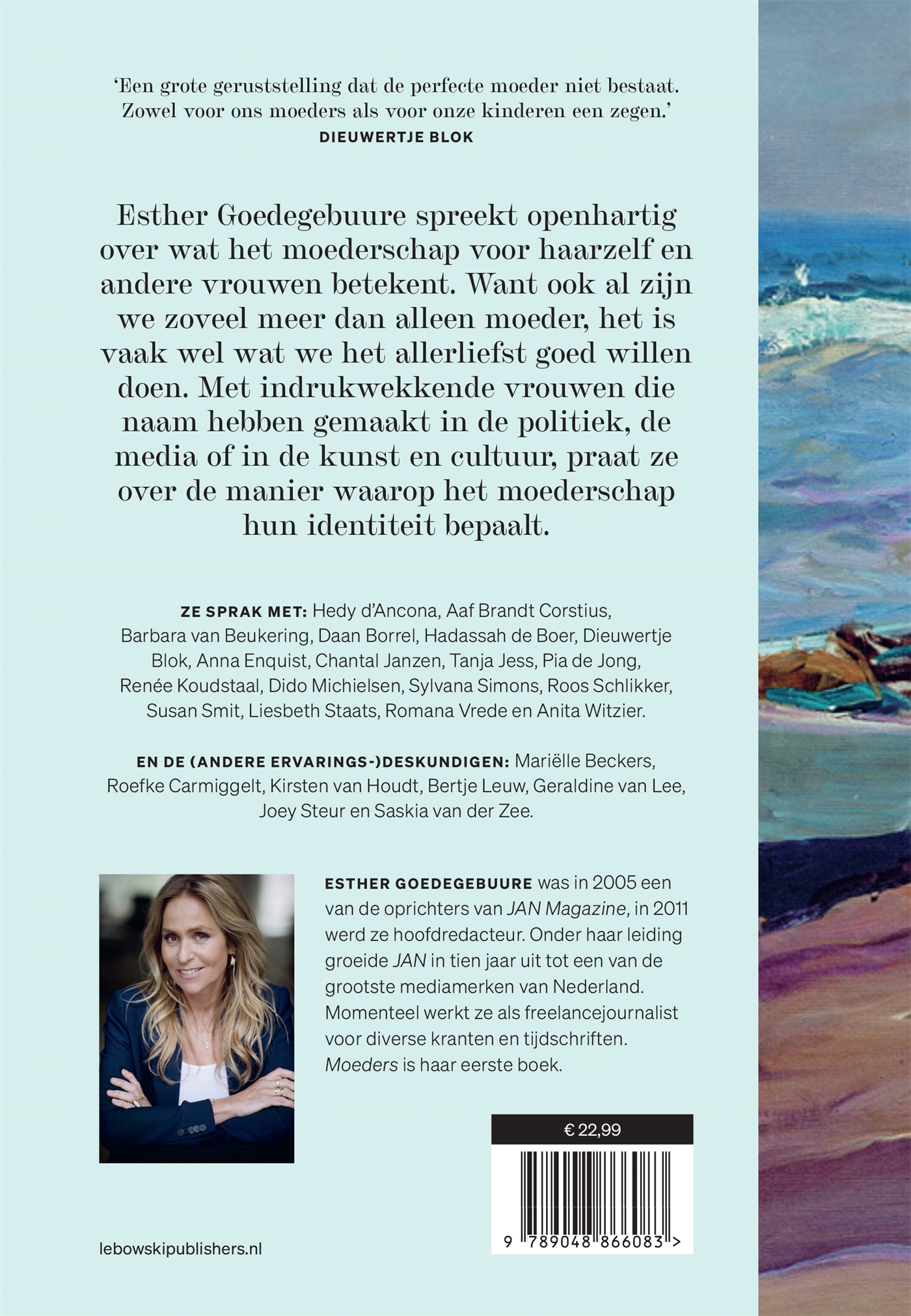 Achterkant van Moeders