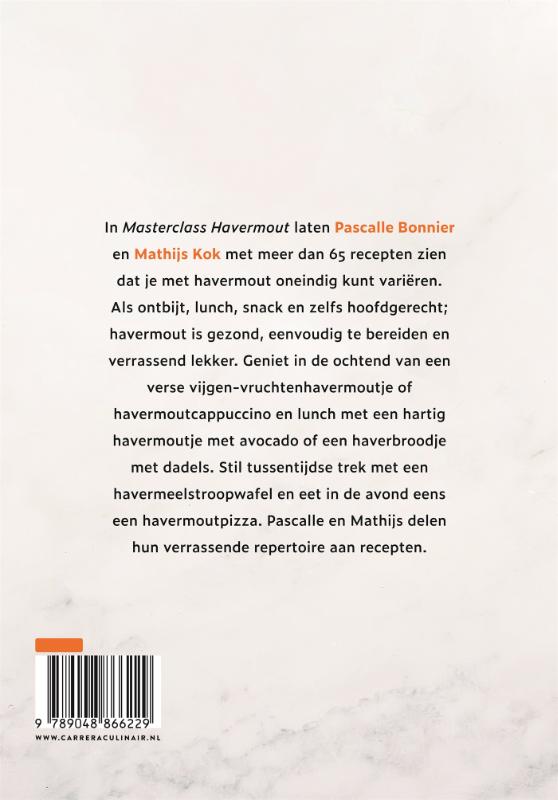 Achterkant van Havermout
