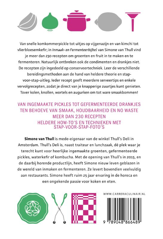 Achterkant van Inmaak- en fermenteerbijbel