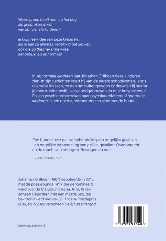 Achterkant van Abnormale kinderen