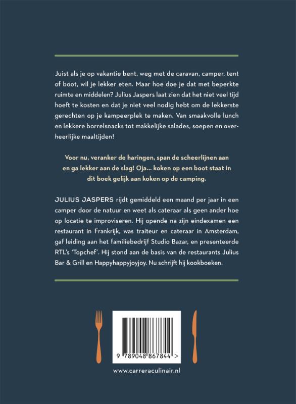 Achterkant van Kampeerkoken