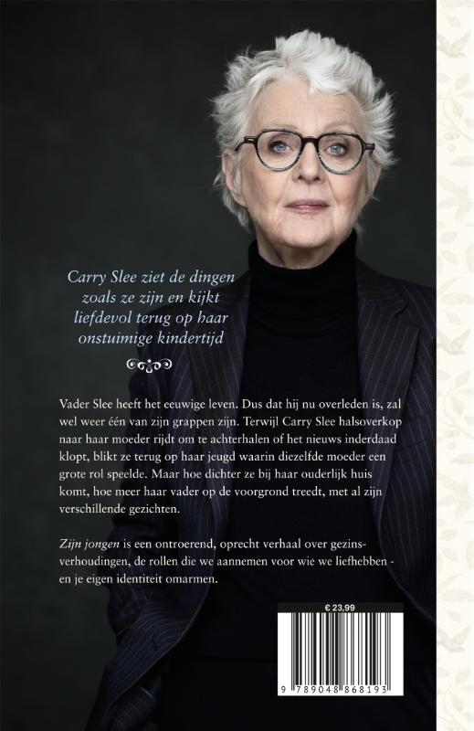Achterkant van Zijn jongen