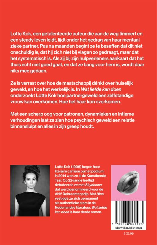 Achterkant van Wat liefde kan doen