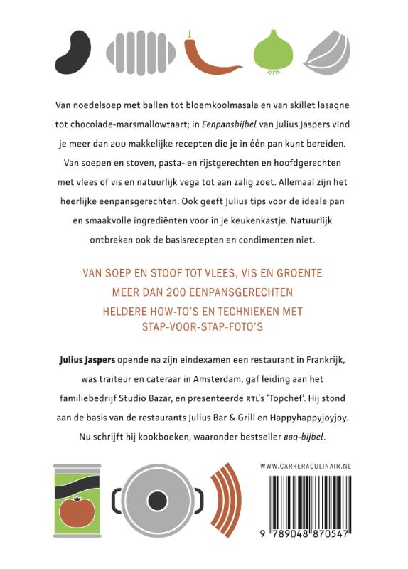 Achterkant van Eenpansbijbel