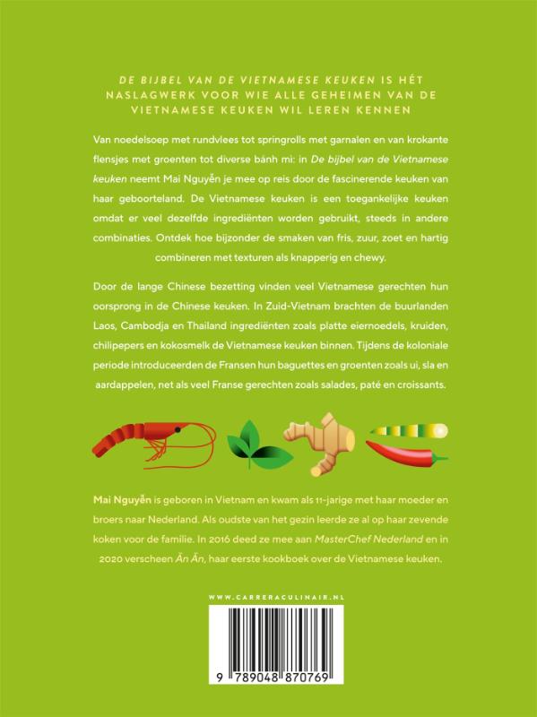 Achterkant van De bijbel van de Vietnamese keuken