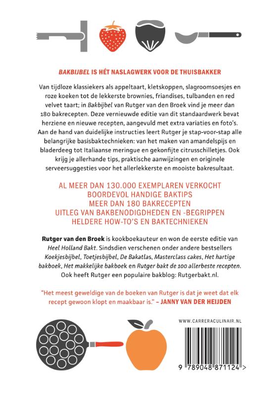Achterkant van Bakbijbel