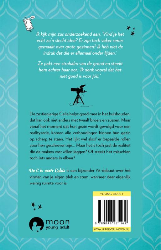 Achterkant van De C is voor Celia
