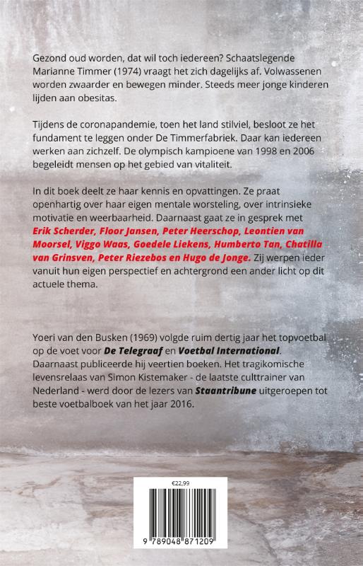 Achterkant van Marianne Timmer