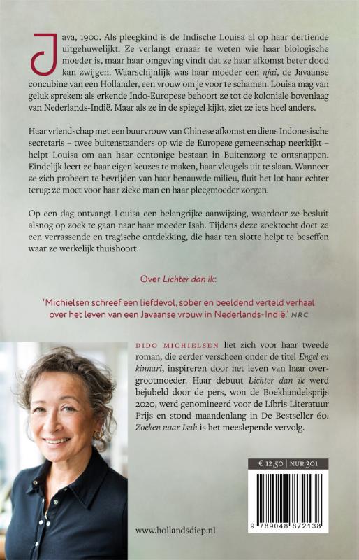 Achterkant van Zoeken naar Isah