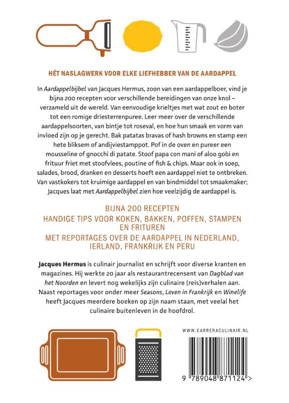Achterkant van Aardappelbijbel