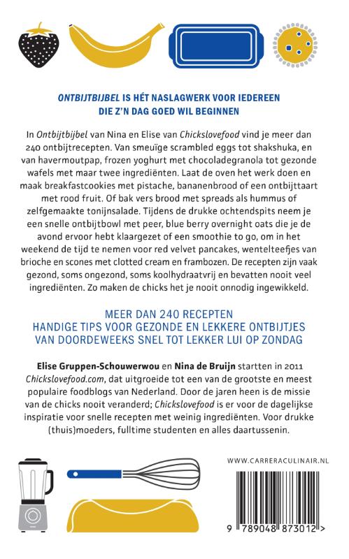 Achterkant van Ontbijtbijbel