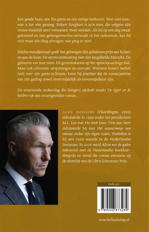 Achterkant van De tijger en de kolibrie