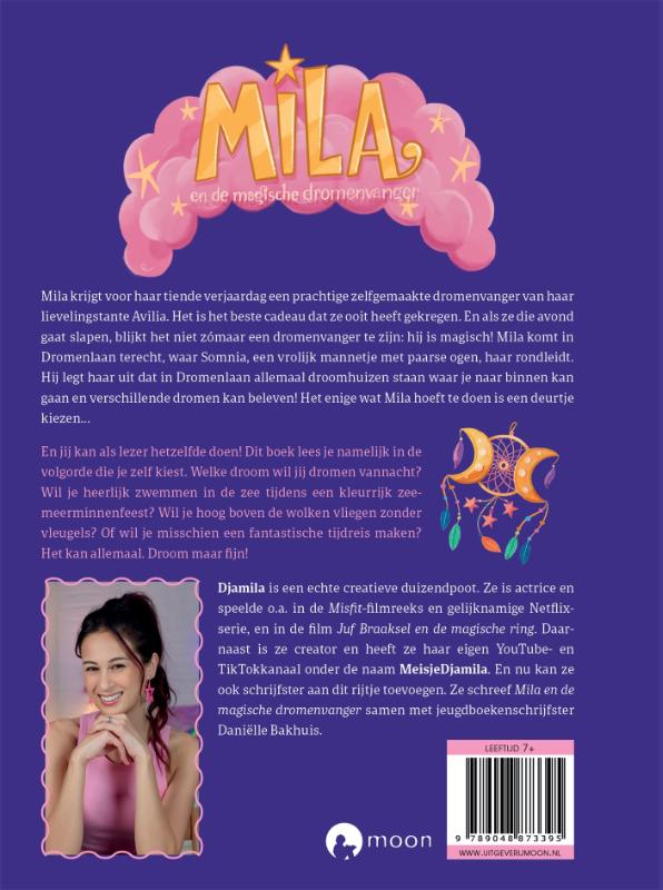Achterkant van Mila en de magische dromenvanger