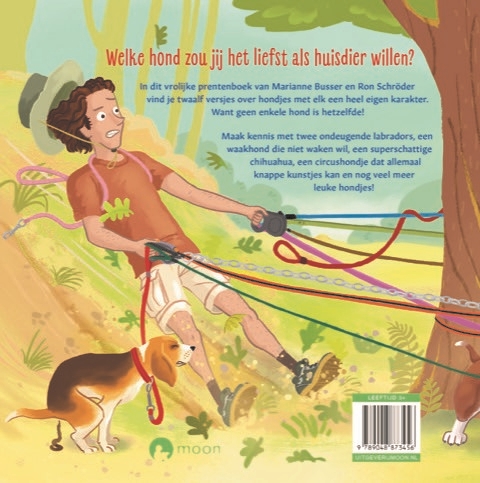Achterkant van Allemaal hondjes