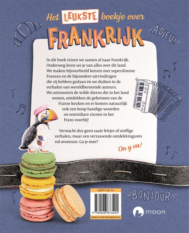 Achterkant van Het leukste boekje over Frankrijk