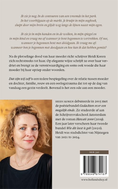Achterkant van Dat zijn wij zelf
