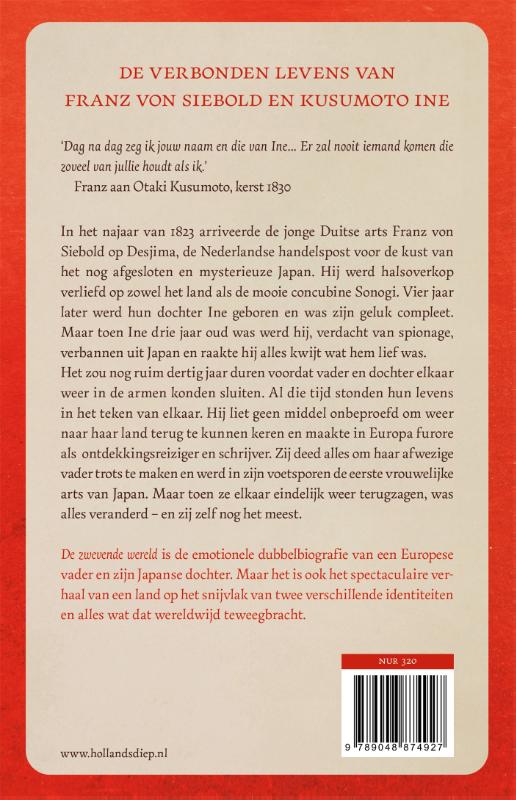 Achterkant van De zwevende wereld