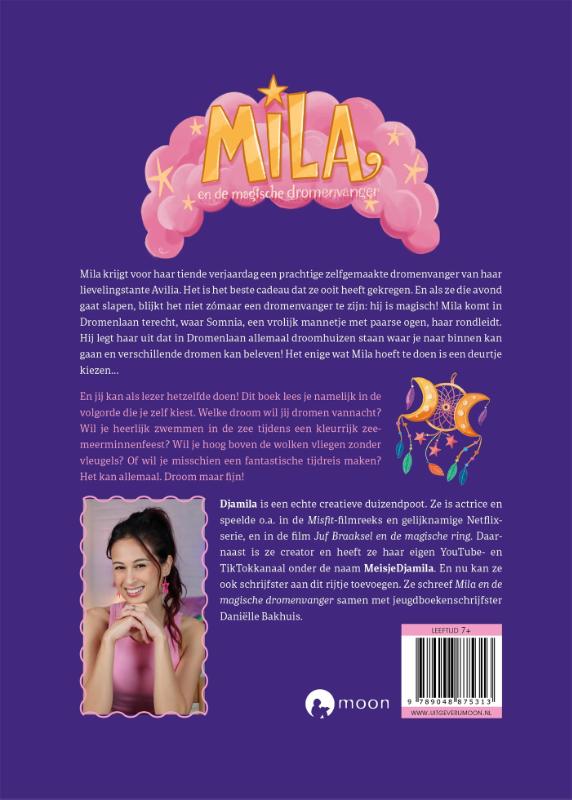 Achterkant van Mila en de magische dromenvanger