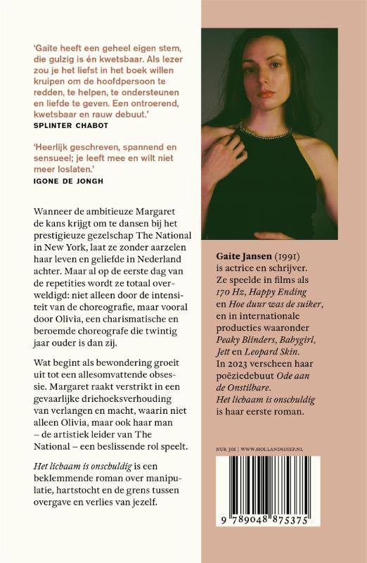 Achterkant van Het lichaam is onschuldig