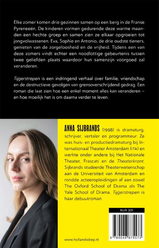 Achterkant van Tijgerstrepen