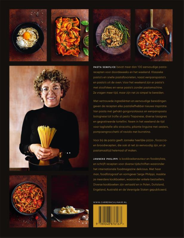 Achterkant van Pasta semplice