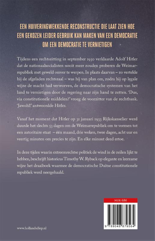 Achterkant van 53 dagen