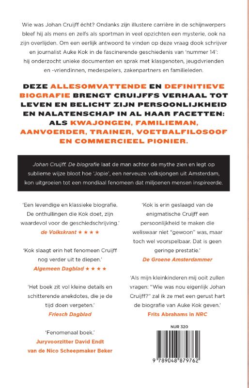 Achterkant van Johan Cruijff