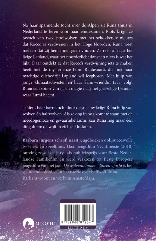 Achterkant van De wolventemmer: Sneeuwjacht